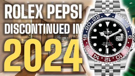 rolex discontinued production.|2024 rolex pepsi discontinuance.